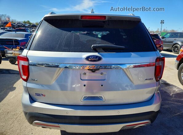 1FM5K8D80HGD90501 2017 FORD FORD EXPLORER Silver Հետևի տեսք