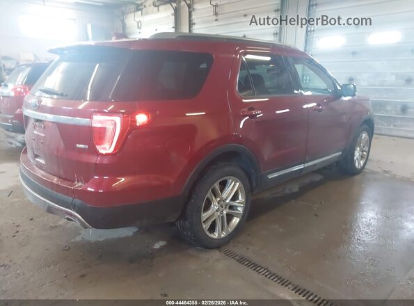 1FM5K8D81GGC11400 2016 FORD FORD EXPLORER Red Rear right