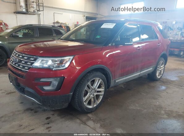 1FM5K8D81GGC11400 2016 FORD FORD EXPLORER Red Front left