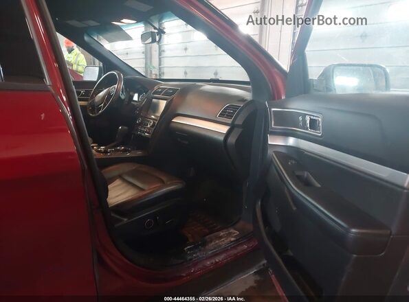1FM5K8D81GGC11400 2016 FORD FORD EXPLORER Red Front interior view