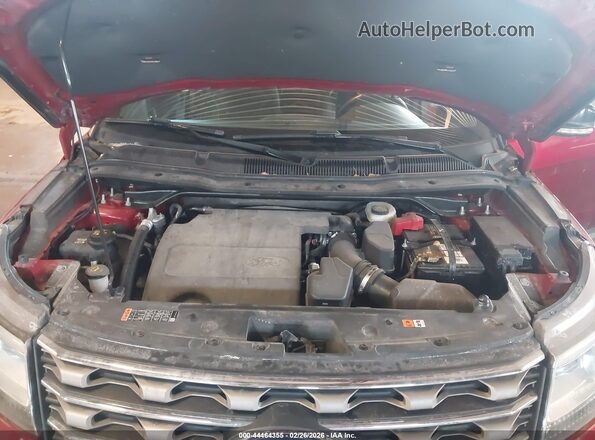 1FM5K8D81GGC11400 2016 FORD FORD EXPLORER Red Rear view