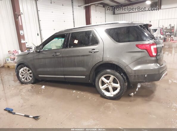 1FM5K8D82GGA16762 2016 FORD FORD EXPLORER Gray 360 interior view