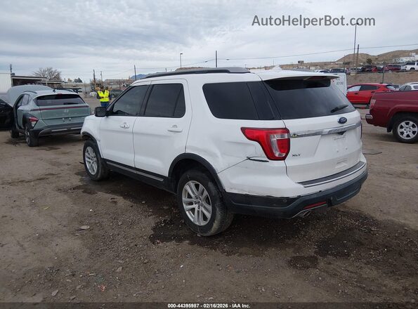 1FM5K8D83JGC15052 2018 FORD FORD EXPLORER Белый Задняя левая четверть