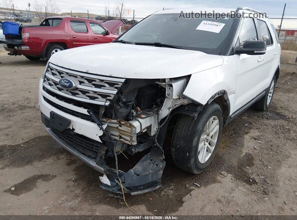 1FM5K8D83JGC15052 2018 FORD FORD EXPLORER Белый Вид спереди