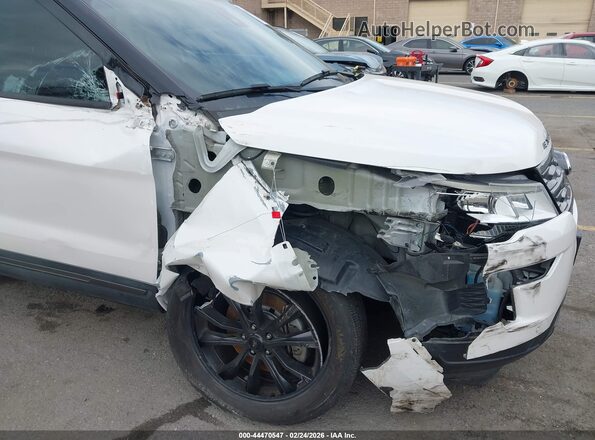 1FM5K8D86KGA28387 2019 FORD FORD EXPLORER White წინა ხედი