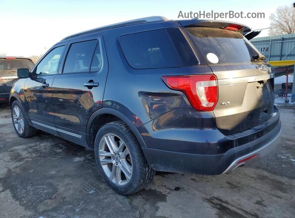 1FM5K8D87HGD12247 2017 FORD FORD EXPLORER Black Tył lewy