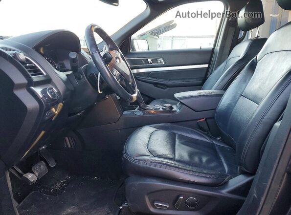 1FM5K8D87HGD12247 2017 FORD FORD EXPLORER Black Widok wnętrza z przodu