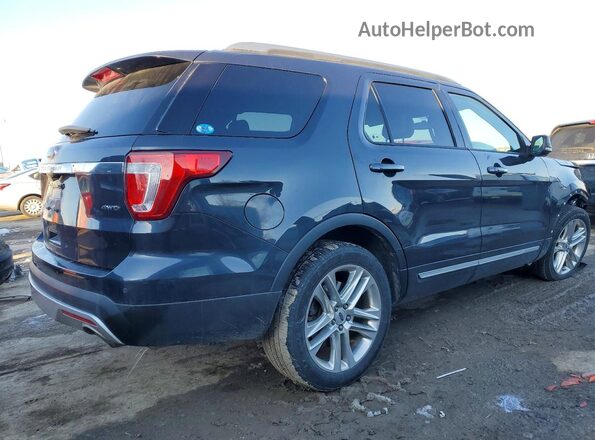 1FM5K8D87HGD12247 2017 FORD FORD EXPLORER Black Tył prawy