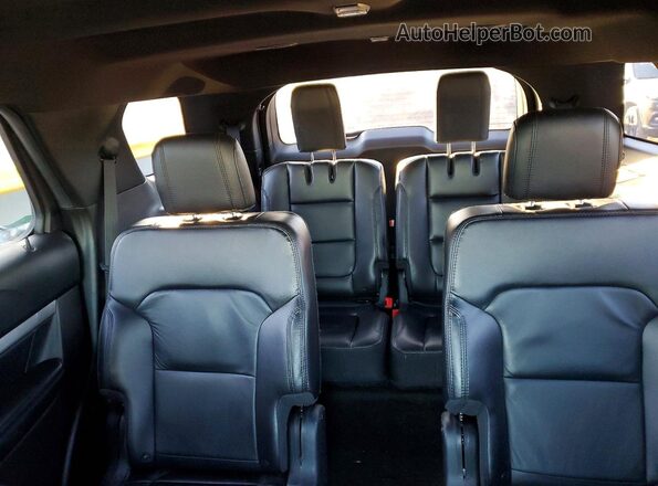 1FM5K8D87HGD12247 2017 FORD FORD EXPLORER Black Widok tylnych siedzeń