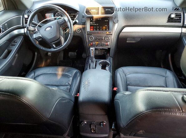 1FM5K8D87HGD12247 2017 FORD FORD EXPLORER Black Widok deski rozdzielczej