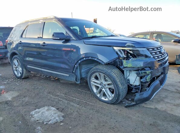 1FM5K8D87HGD12247 2017 FORD FORD EXPLORER Black Przód prawy