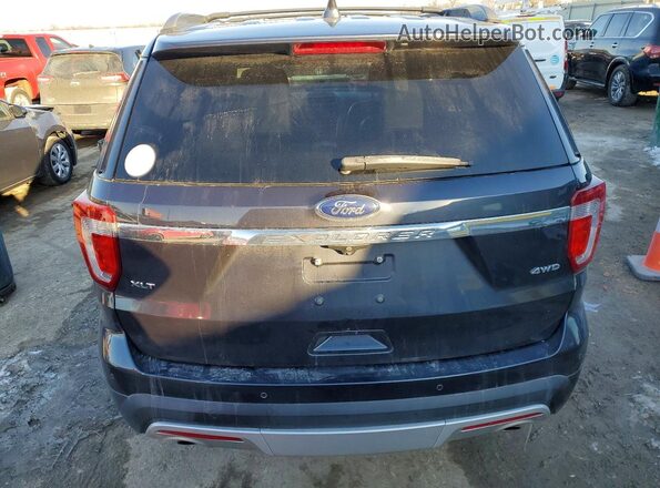 1FM5K8D87HGD12247 2017 FORD FORD EXPLORER Black Widok z tyłu