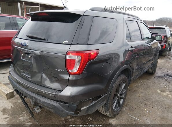 1FM5K8D88JGC21980 2018 FORD FORD EXPLORER Gray Задня права чверть