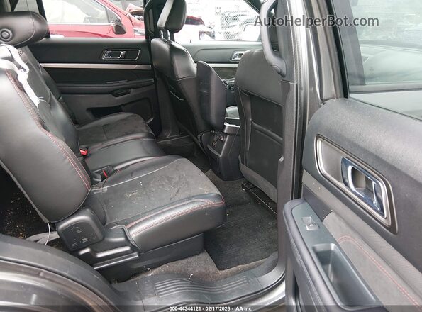 1FM5K8D88JGC21980 2018 FORD FORD EXPLORER Gray Вид наклейки з VIN-кодом