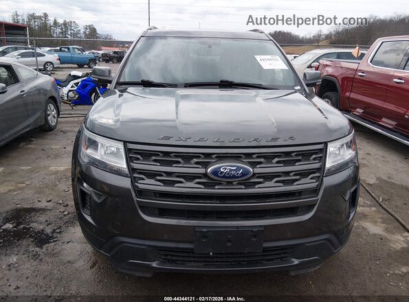 1FM5K8D88JGC21980 2018 FORD FORD EXPLORER Gray Вид щитка приладів
