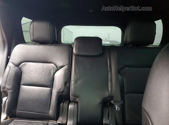 1FM5K8D89GGA95914 2016 FORD FORD EXPLORER Black Widok tylnych siedzeń