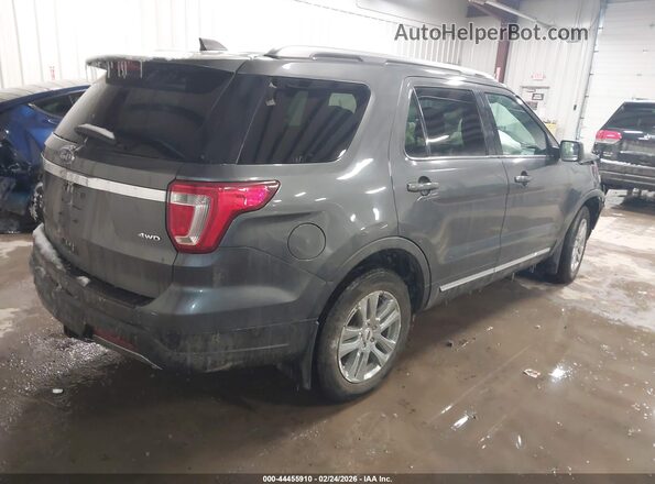 1FM5K8D89KGA95436 2019 FORD FORD EXPLORER Gray უკანა მარჯვენა