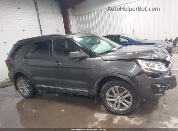 1FM5K8D89KGA95436 2019 FORD FORD EXPLORER Gray ხელსაწყოთა პანელის ხედი