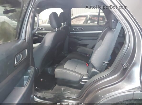 1FM5K8D89KGA95436 2019 FORD FORD EXPLORER Gray წინა სალონის ხედი