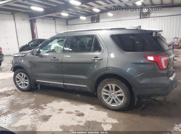 1FM5K8D89KGA95436 2019 FORD FORD EXPLORER Gray უკანა სალონის ხედი