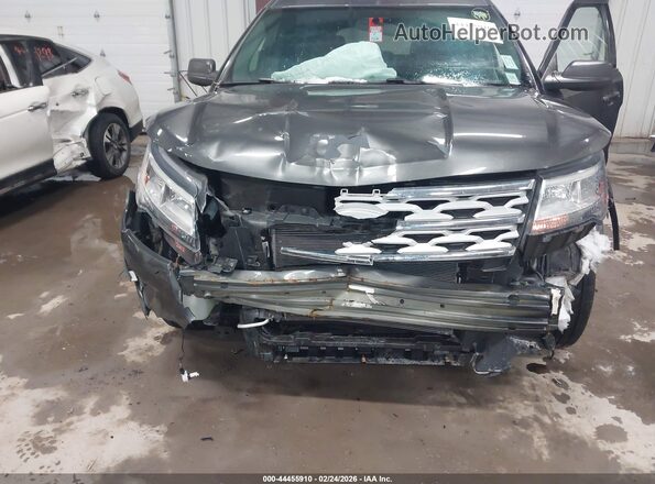 1FM5K8D89KGA95436 2019 FORD FORD EXPLORER Gray წინა ხედი