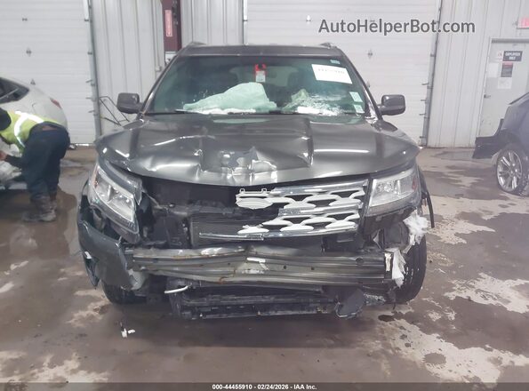 1FM5K8D89KGA95436 2019 FORD FORD EXPLORER Gray წინა პანელის ხედი