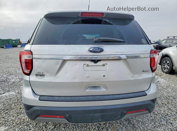 1FM5K8D8XKGA77057 2019 FORD FORD EXPLORER Silver Вид ззаду