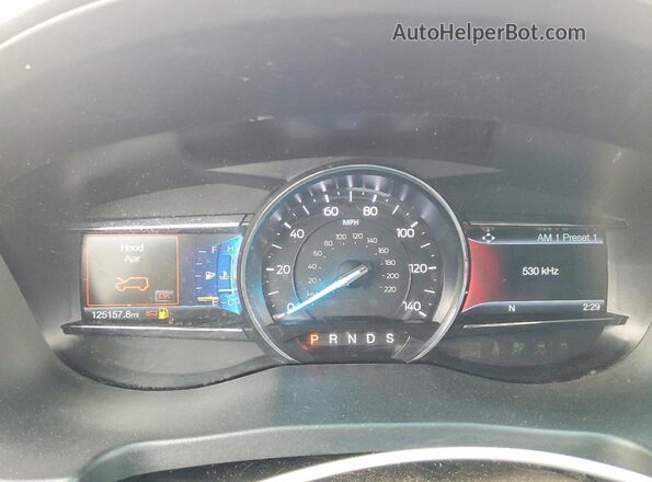 1FM5K8D8XKGA77057 2019 FORD FORD EXPLORER Silver Вид щитка приладів