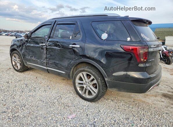 1FM5K8F84HGD12297 2017 FORD FORD EXPLORER Black Tył lewy