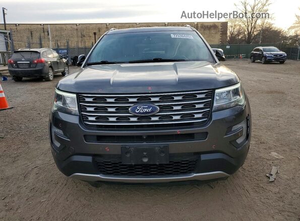 1FM5K8F89GGC64889 2016 FORD FORD EXPLORER Charcoal Դիմացի տեսք