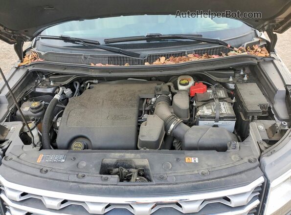 1FM5K8F89GGC64889 2016 FORD FORD EXPLORER Charcoal Շարժիչի բաժամունքի տեսք