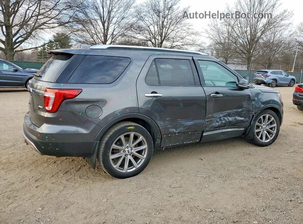 1FM5K8F89GGC64889 2016 FORD FORD EXPLORER Charcoal Հետևի աջ