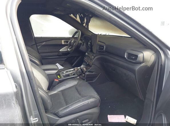 1FM5K8GC0NGA79713 2022 FORD FORD EXPLORER Gray Front interior view