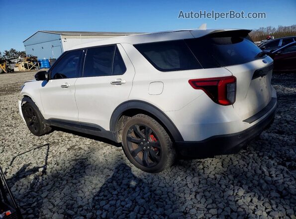 1FM5K8GC3MGA76657 2021 FORD FORD EXPLORER White Trasero izquierdo