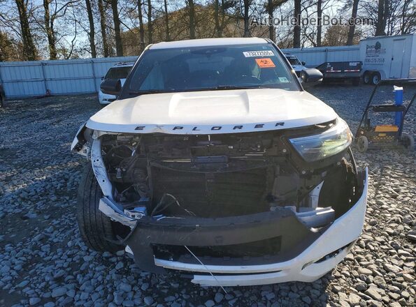 1FM5K8GC3MGA76657 2021 FORD FORD EXPLORER White Vista frontal