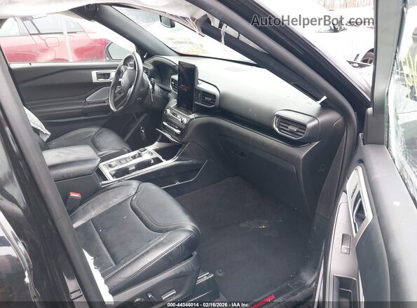 1FM5K8GC5LGC95960 2020 FORD FORD EXPLORER Black წინა სალონის ხედი