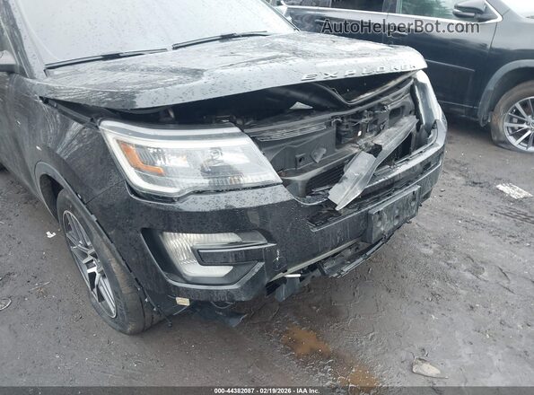 1FM5K8GT0GGD08460 2016 FORD FORD EXPLORER Black Widok z przodu