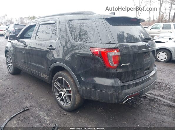 1FM5K8GT0GGD08460 2016 FORD FORD EXPLORER Black Tył lewy