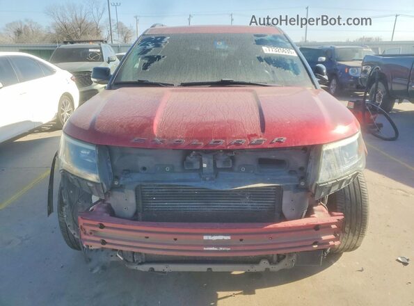 1FM5K8GT3GGA07567 2016 FORD FORD EXPLORER Red წინა ხედი