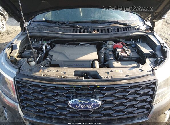 1FM5K8GT4KGA82223 2019 FORD FORD EXPLORER Gray Հետևի տեսք