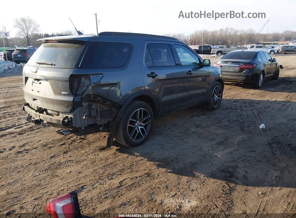 1FM5K8GT4KGA82223 2019 FORD FORD EXPLORER Gray Հետևի աջ