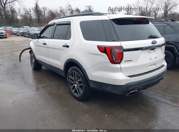 1FM5K8GT7GGC28525 2016 FORD FORD EXPLORER White Հետևի ձախ