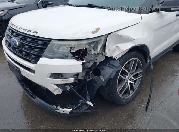 1FM5K8GT7GGC28525 2016 FORD FORD EXPLORER White Դիմացի տեսք