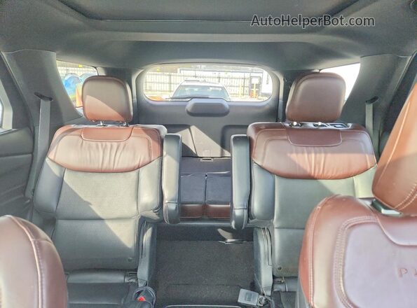1FM5K8HC2MGA01950 2021 FORD FORD EXPLORER Черный Вид задних сидений