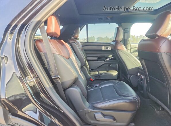 1FM5K8HC2MGA01950 2021 FORD FORD EXPLORER Черный Вид задней части салона