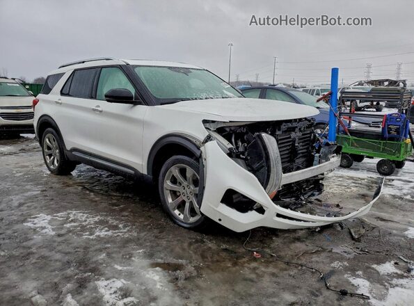 1FM5K8HCXLGC44484 2020 FORD FORD EXPLORER White Front right