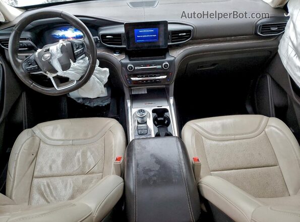 1FM5K8HCXLGC44484 2020 FORD FORD EXPLORER White Dashboard view