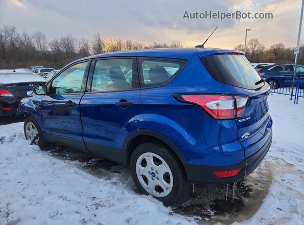 1FMCU0F77JUB18929 2018 FORD ESCAPE Blue Tył lewy