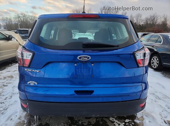1FMCU0F77JUB18929 2018 FORD ESCAPE Blue Widok z tyłu