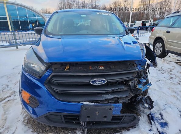 1FMCU0F77JUB18929 2018 FORD ESCAPE Blue Widok z przodu